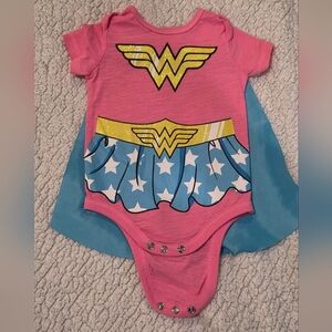 Wonder Woman Pink and Blue Kids Costume